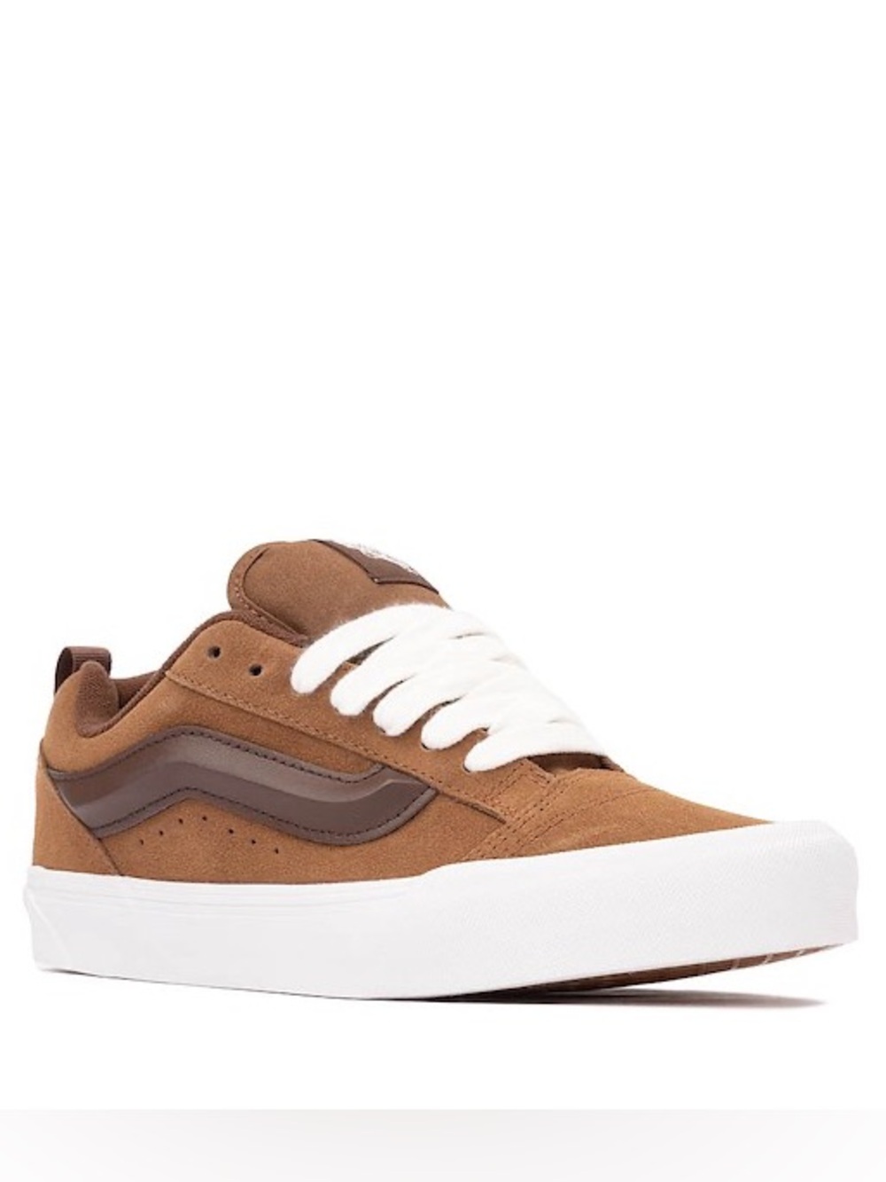 Vans Knu Skool Skate Shoe - Brown Size 8.5